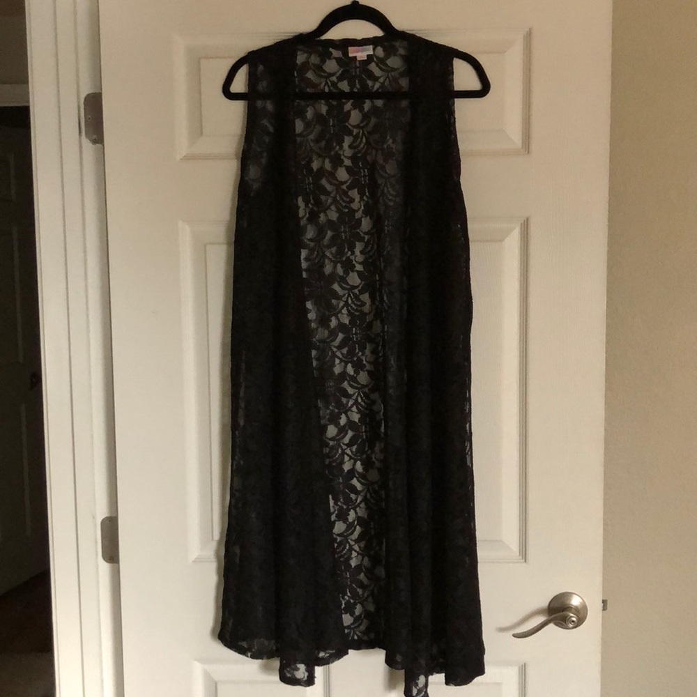 NWT ⭐️ Black Lace Joy LuLaRoe Vest